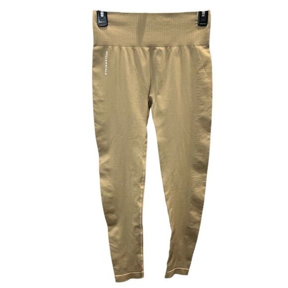 Mono B Seamless Tan Leggings Millennials Size Medium - Picture 5 of 13